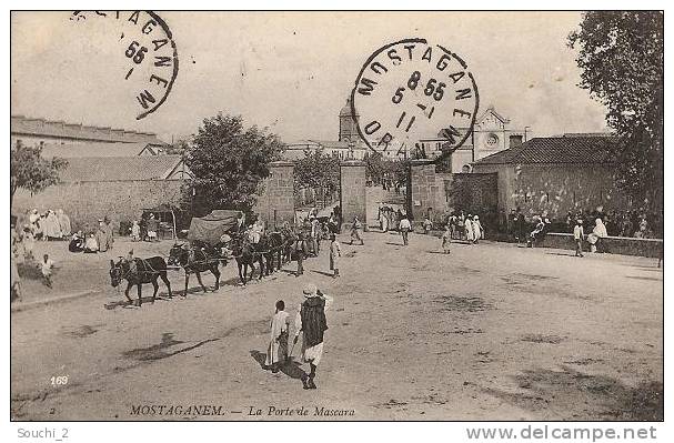 Mostaganem.- (Algérie)  La Porte de Mascara   -  (belle animation)