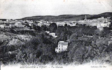 ALGERIE.Mostaganem et Tijdit.Vue générale.