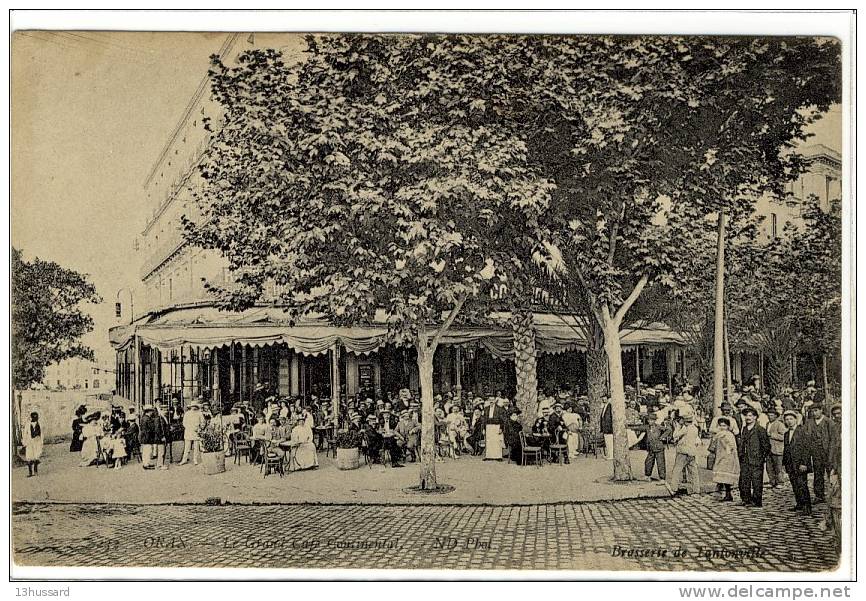 Carte Postale Ancienne Algérie - Oran. Le Grand Café Continental