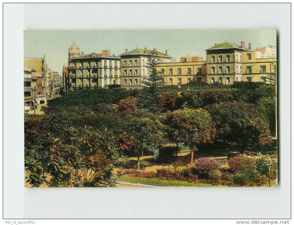 434 ) ORAN. Square Garbé Gendarmerie   . (2 Scans) .Année 19** . Édit./Phot LA CIGOGNE  .Exp/Dest