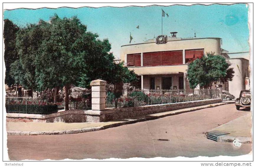 ORAN MASCARA L'HOTEL DE VILLE ANNEE' 50 ECRITE MAIS NON VOYAGEE'