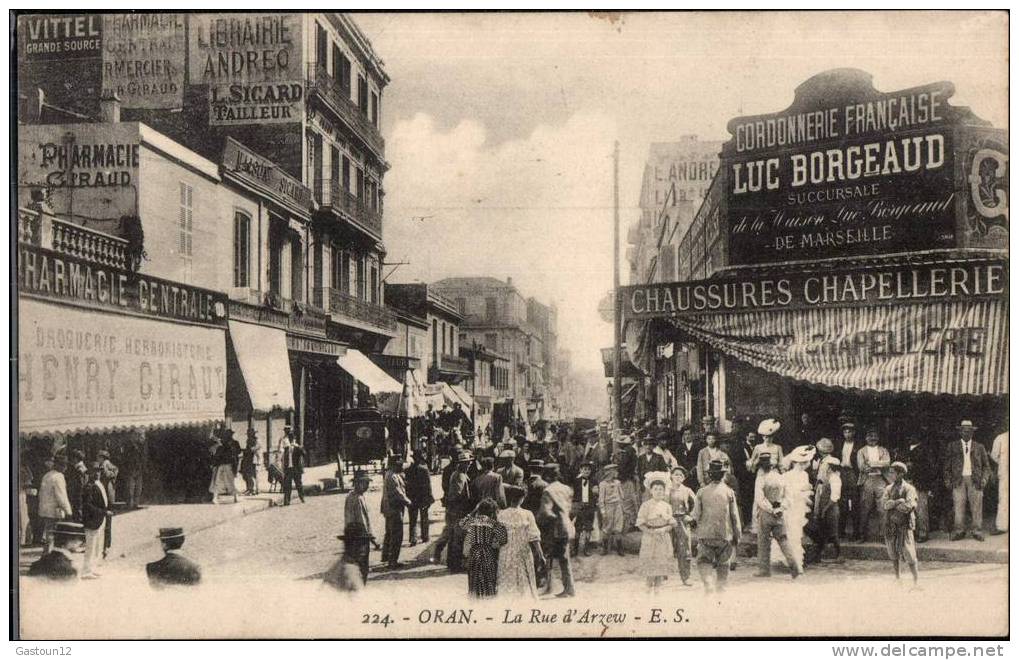 ALGERIE       la rue d'arzew