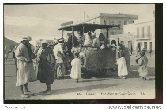 ALGERIE ORAN /  Fête arabe au village nègre