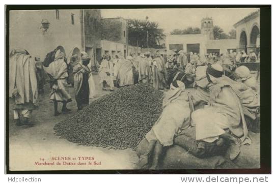 ALGERIE ORAN /  Marchand de dattes dans le sud