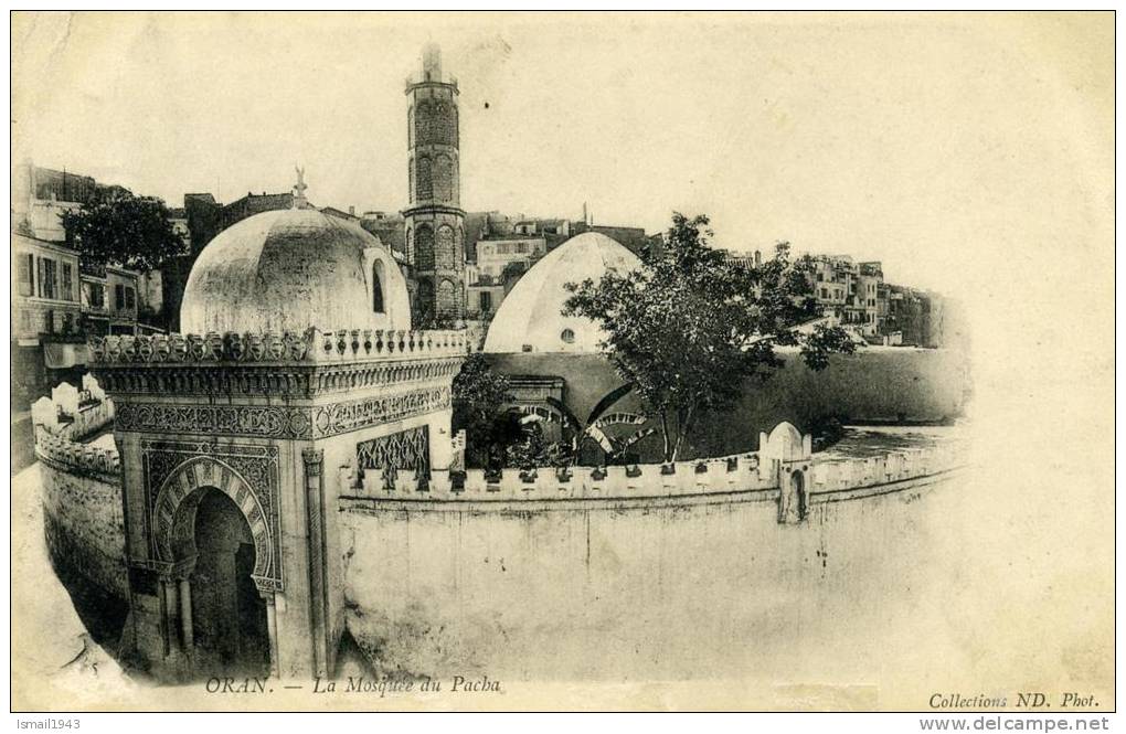 ORAN La Mosquée du Pacha Afft. BLANC 5c. pour MILAN - CàD 21.09.1902   - SUP !