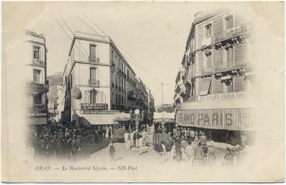 ORAN - Le Boulevard Séguin