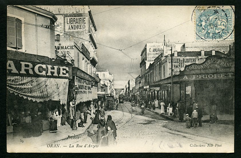 ALGÉRIE - ORAN - Rue d'arzew