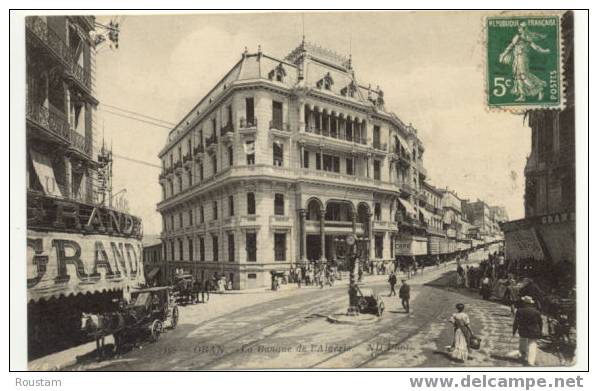 ORAN BANQUE DE L'ALGERIE 1912