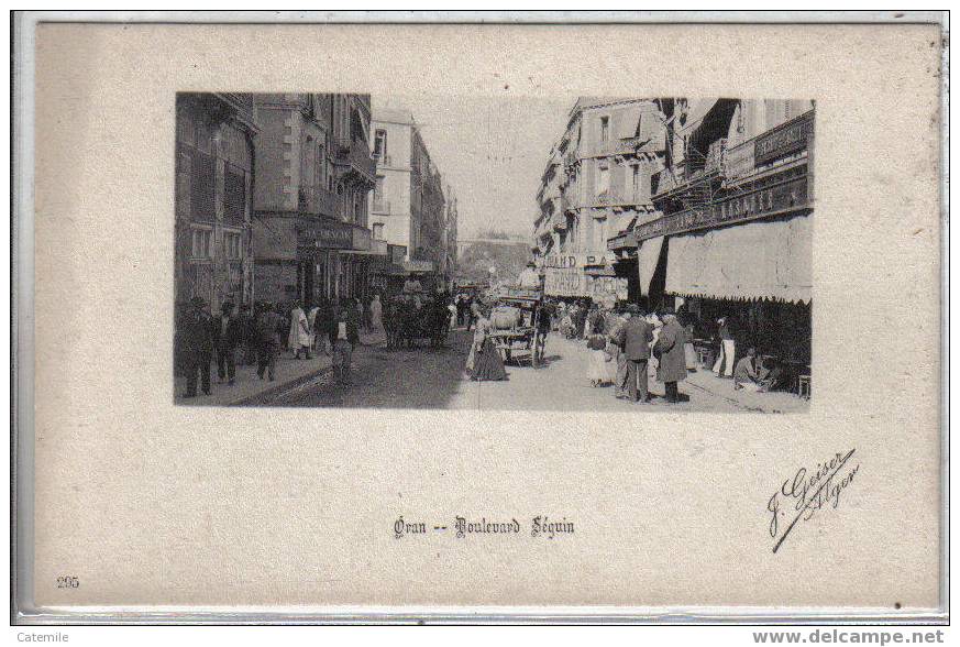 295, ORAN,  Boulevard Séguin