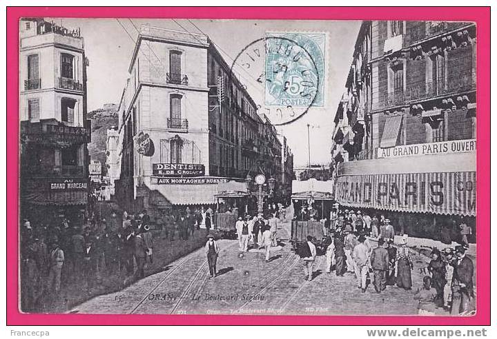 1041  ALGERIE   ORAN  Le Boulevard Seguin