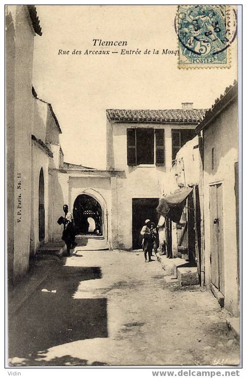 TLEMCEN - ORAN - Rue des Arceaux - Entrée de la Mosquée
