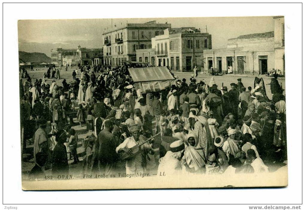 ORAN FETE ARABE AU VILLAGE NEGRE