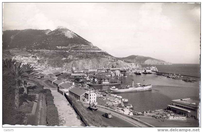 ALGERIE - ORAN - Le Port et Santa Cruz
