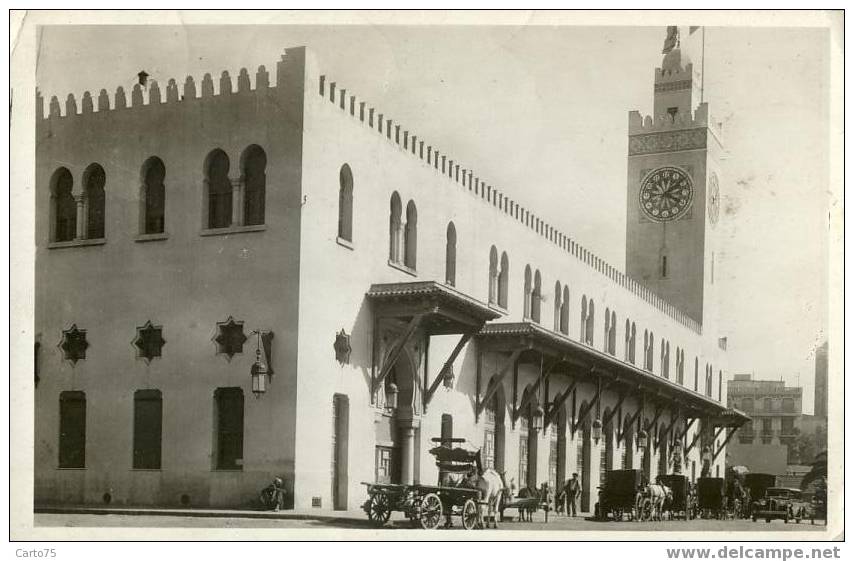 ALGERIE - ORAN - La Gare Face Ouest - Attelages