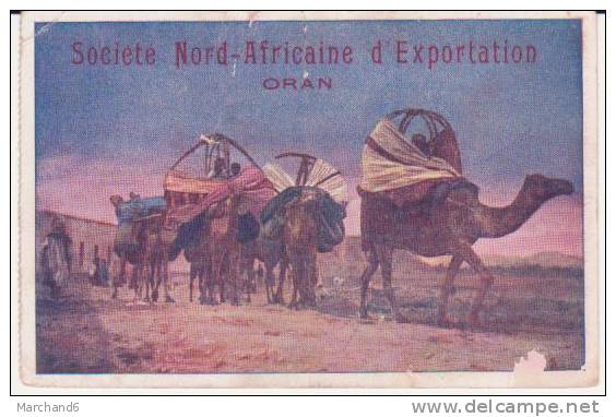 ALGERIE . ORAN . SOCIETE NORD AFRICAINE D EXPORTATION ...joint dos (cp plié)