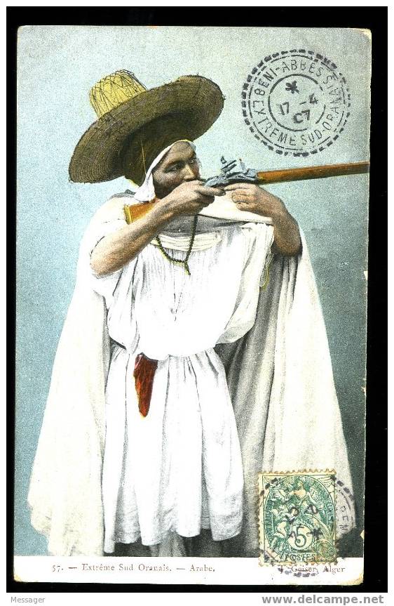 Extême Sud Oranais - 57  Arabe (Gros plan)
