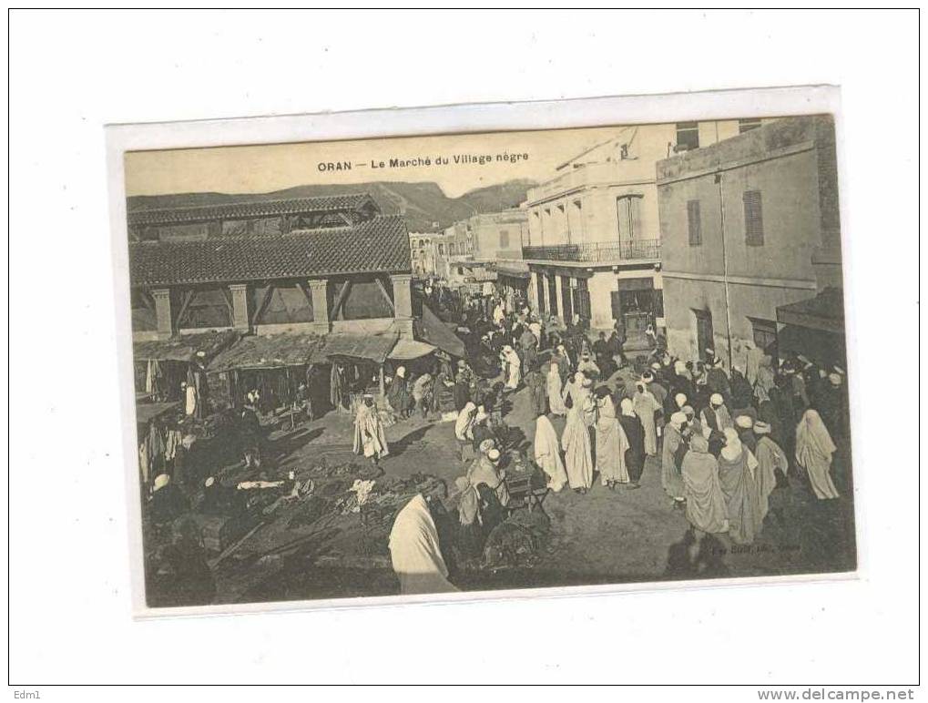 ORAN_Le marché du village nègre
