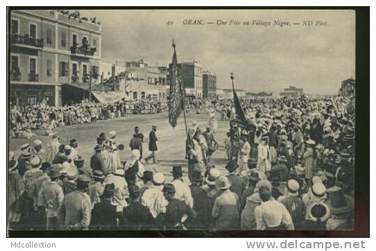 ALGERIE ORAN /  Une fête au village nègre