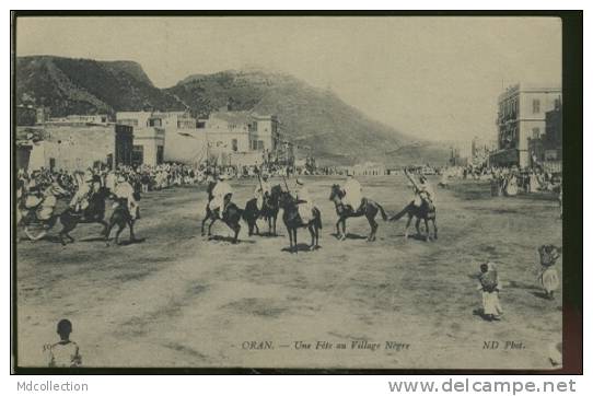 ALGERIE ORAN /  Une fête au village nègre