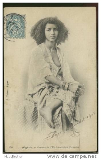 ALGERIE ORAN /  Femme de l'extrême sud oranais
