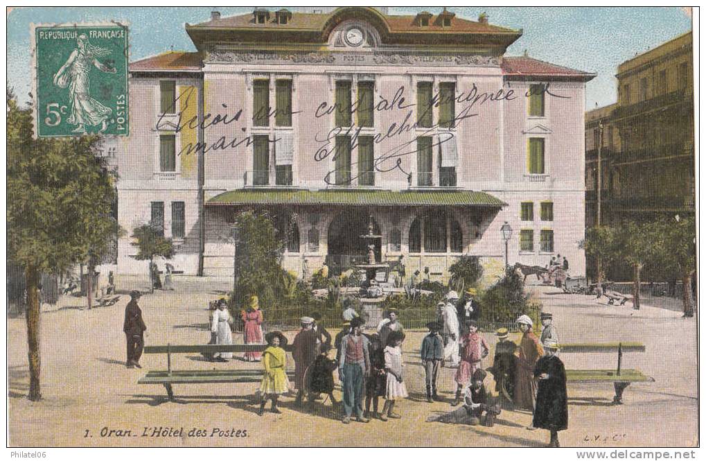 ORAN  L´HOTEL DES POSTES