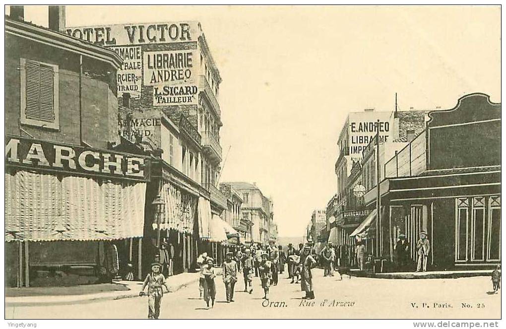 ALGERIE.ORAN.RUE D´ARZEW.QUINCAILLERIE