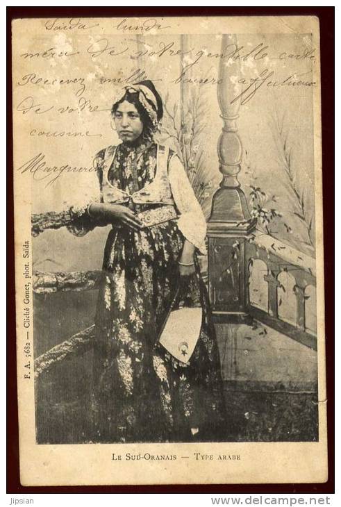 Cpa  d' Algérie Oran le sud Oranais Type arabe  LAM24