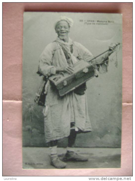 CP  ORAN  N°33 MADAME BONO (TYPE DE MENDIANT)  - ECRITE EN 1906