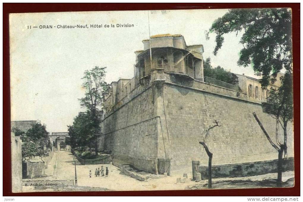 Cpa d'  Algérie Oran  Château-Neuf Hôtel de la Division  RAM8