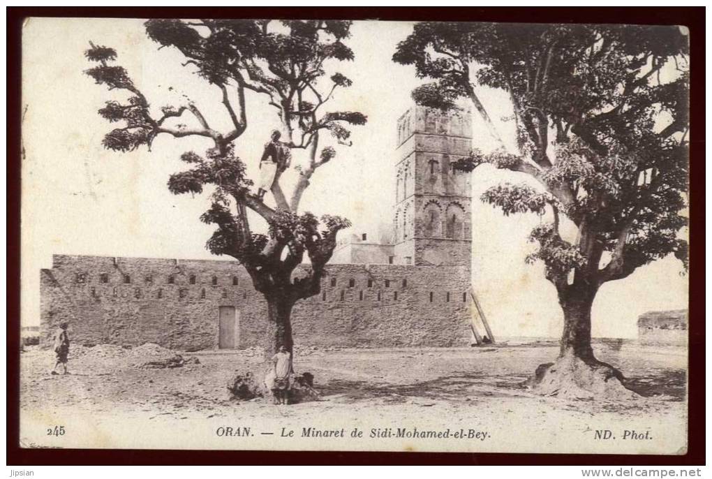 Cpa d´  Algérie Oran  le Minaret de Sidi Mohamed El Bey   RAM8