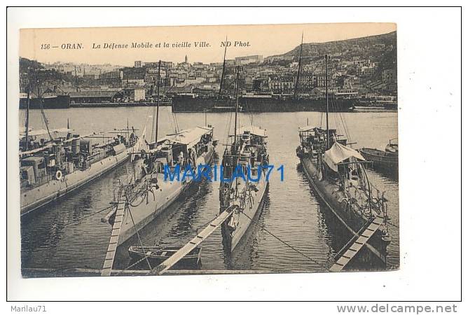 3459 ALGERIA ORAN NAVI PORTO MILITARI NON  VIAGGIATA