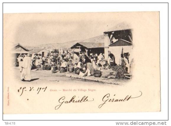 Algérie Oran marché du village nègre