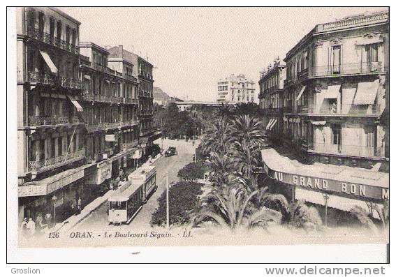 ORAN 126 LE BOULEVARD SEGUIN  (TRAMWAY)