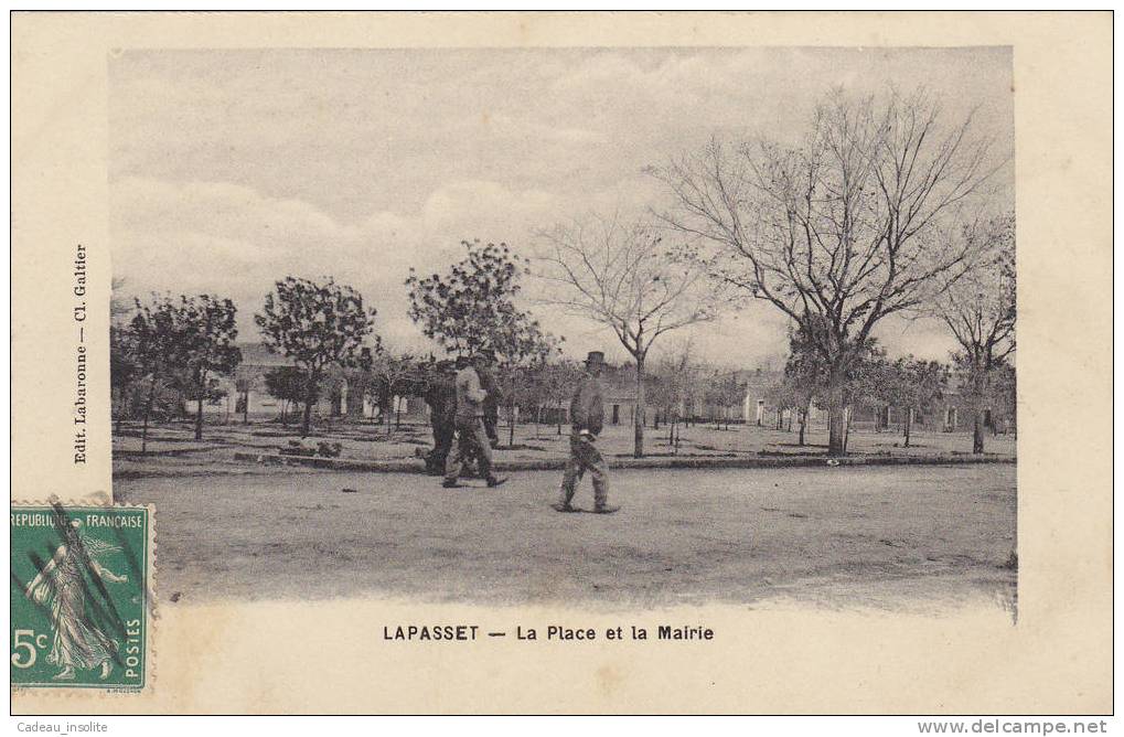 Oran - Lapasset - La Place et la Mairie