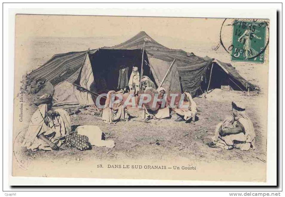 dans le sud oranais un gourbi TOP CPA