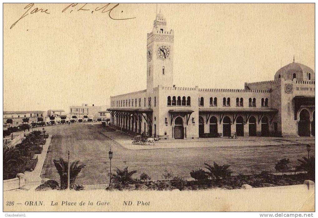 ORAN / LA PLACE DE LA GARE