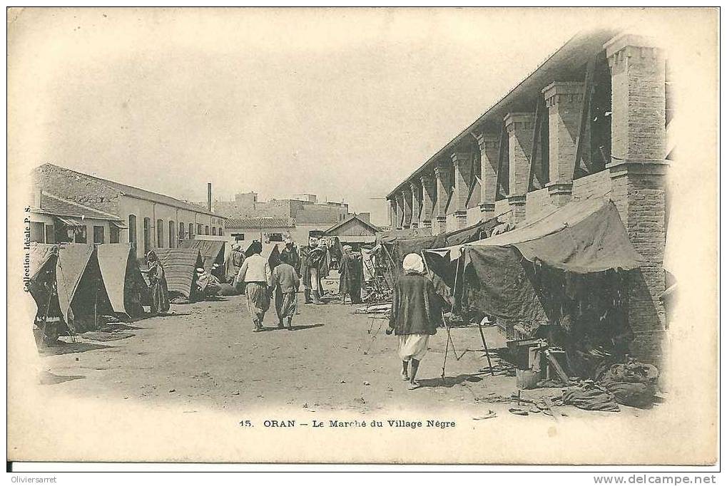 oran le marché du village negre