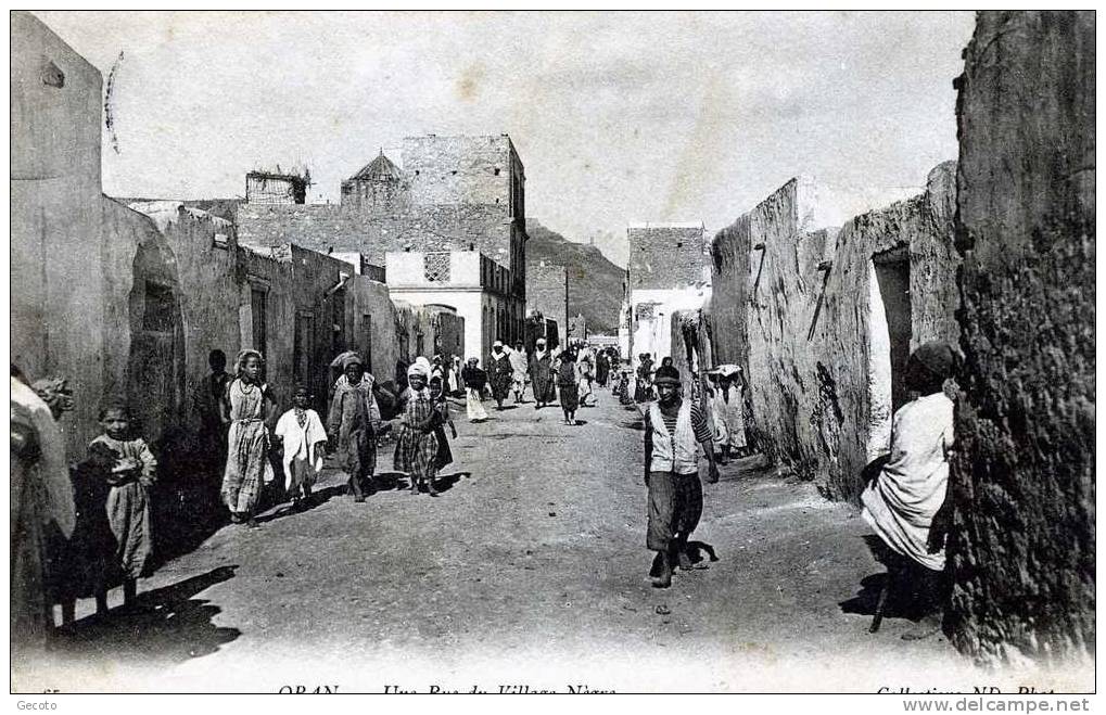 une rue du village negre