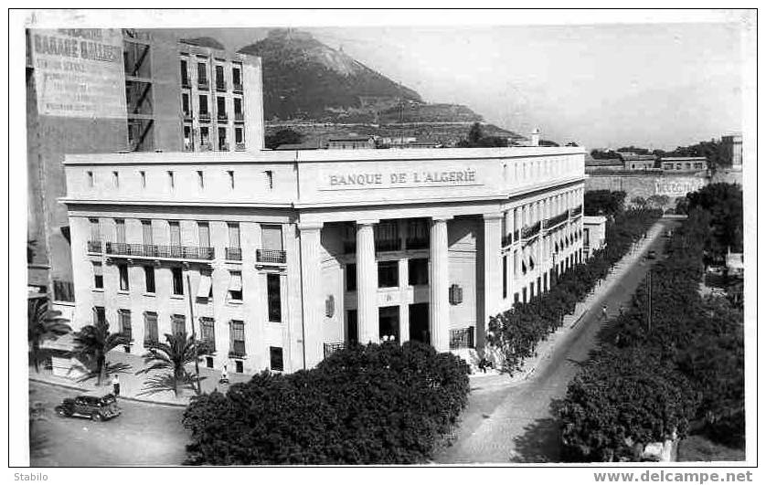 ALGERIE - BANQUES - ORAN - LA BANQUE D´ALGERIE