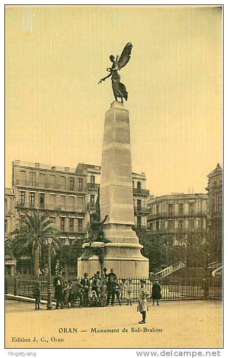 ALGERIE.ORAN.MONUMENT DE SIDI BRAHIM.CP TOILEE