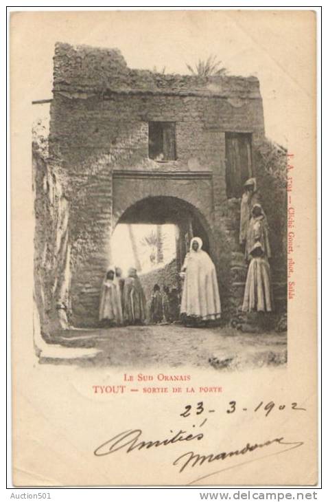 07240g TYOUT - Sortie de la Porte - Sud Oranais - 1902