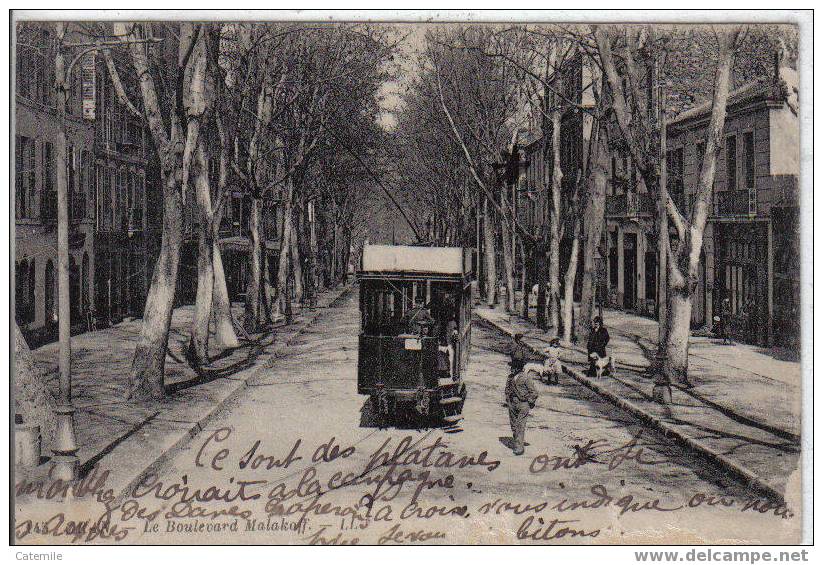 170, ORAN, Le Boulevard Malakoff avrc Tram