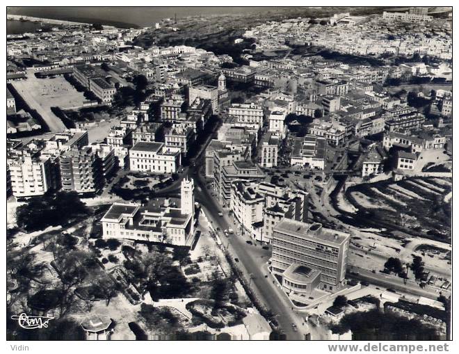 MOSTAGANEM - VUE AERIENNE - MAIRIE - Avenue Anatole France