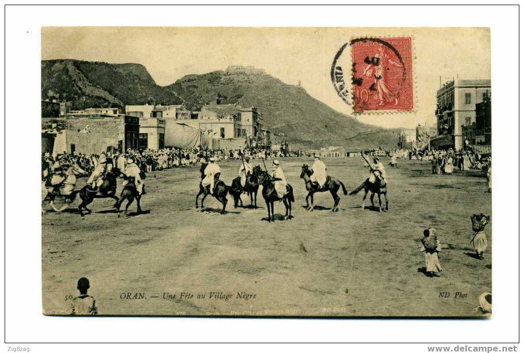 ORAN UNE FETE AU VILLAGE NEGRE