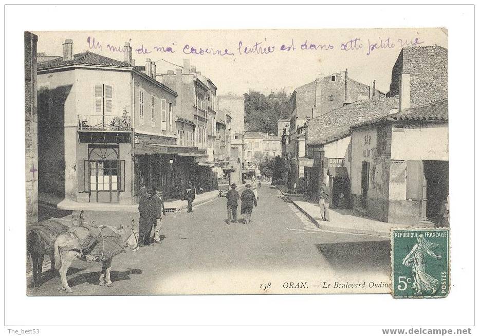 138   -   Oran   -     Le Boulevard Oudino