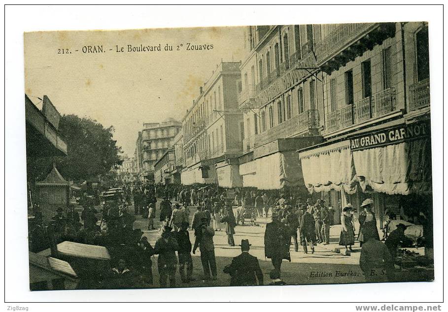 ORAN LE BOULEVARD DU 2E ZOUAVES