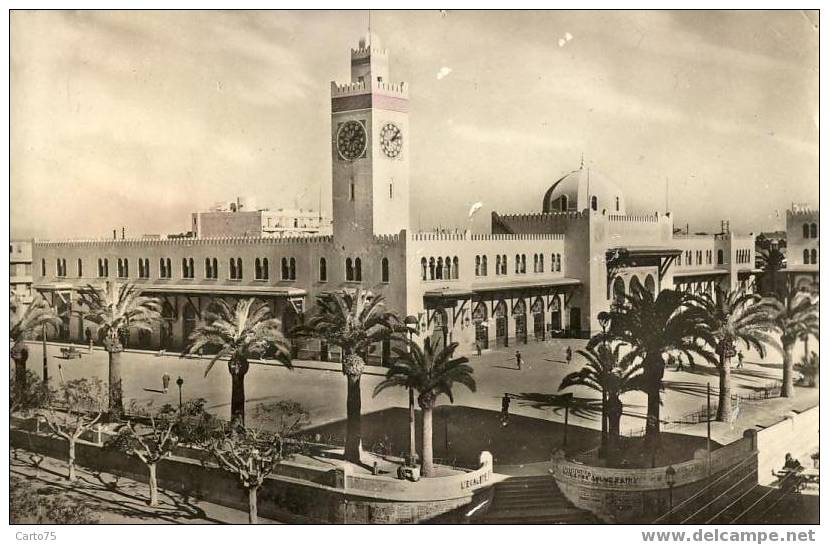 ALGERIE - ORAN - La Gare C.F.A.