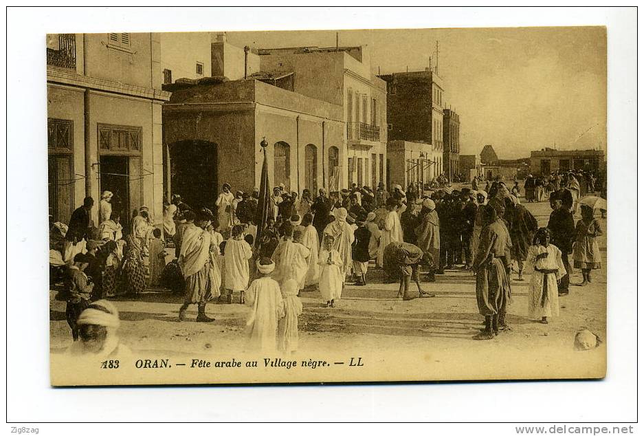 ORAN FETE ARABE AU VILLAGE NEGRE