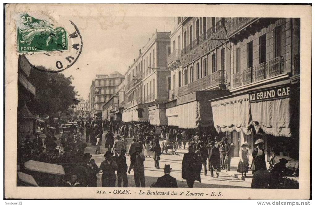 ALGERIE       le bd du 2éme zouaves