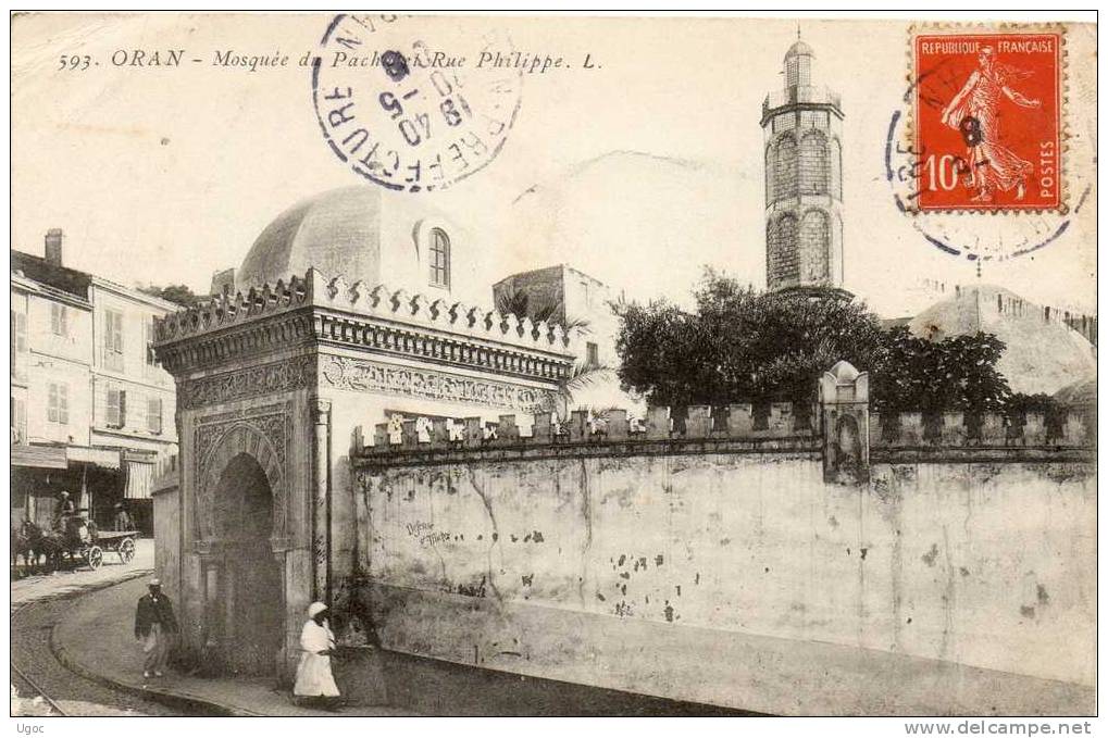 CPA - ORAN - Mosquée du Pacha de la rue Philippe - 056